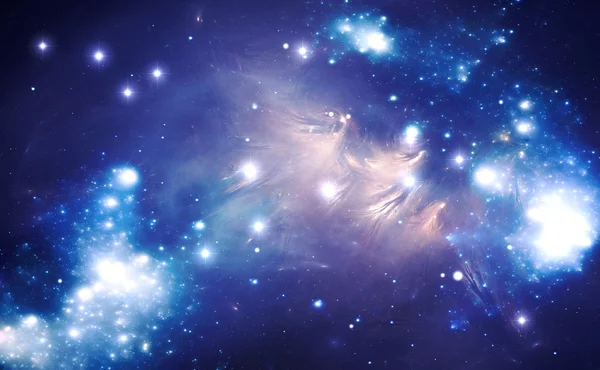 Туманность голубой звезды — стоковое фото