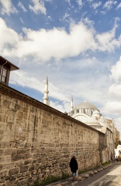 Istanbul Suleymaniye mosque clipart