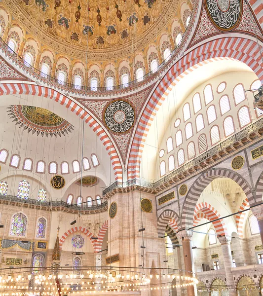 Mezquita Suleiman en el interior —  Fotos de Stock