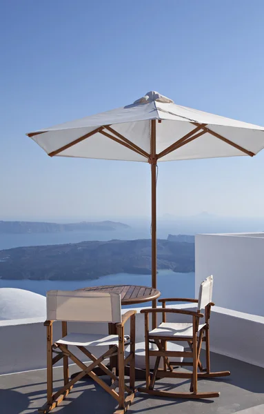 Bela vista Santorini — Fotografia de Stock