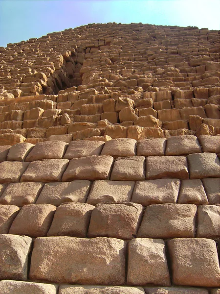 Стена пирамиды — стоковое фото