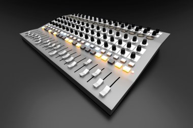 Mixing board clipart