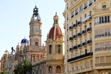 Historic Architecture in Valencia clipart