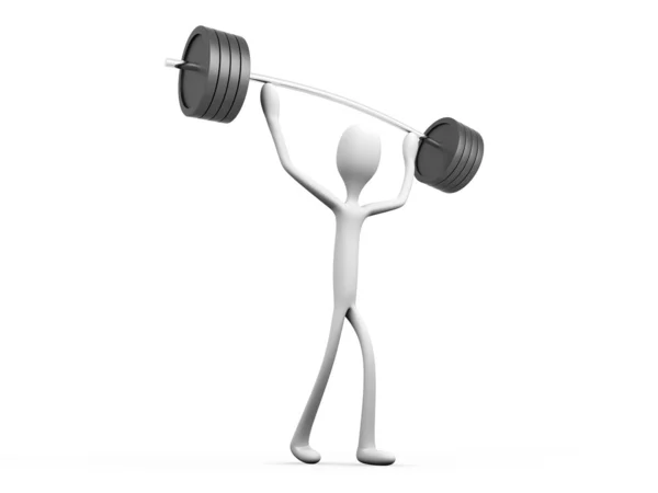 Weight lifter — Stock Photo, Image