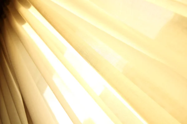 照らされたカーテン — ストック写真