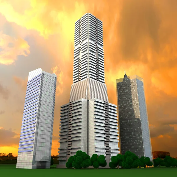 Modern Buildings — Stock Photo, Image
