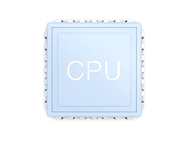 Una CPU blanca — Foto de Stock