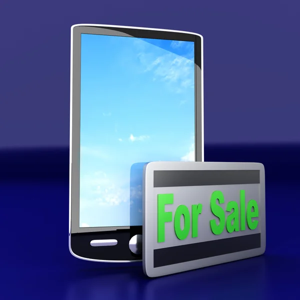 Smartphone zum Verkauf — Stockfoto
