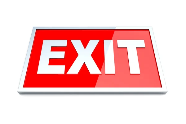 Exit Sign — Stock Photo, Image