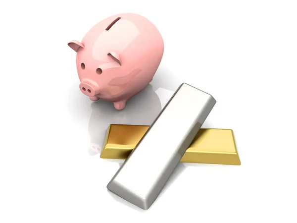 Precious metal savings — Stock Photo, Image