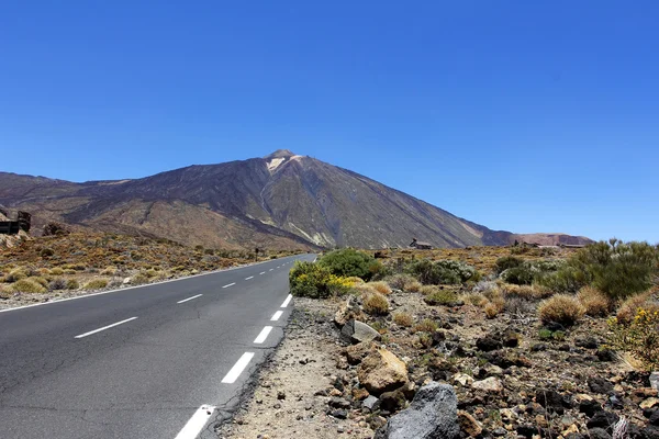 Der konische Vulkan Mount Teide oder el Teide — Stockfoto