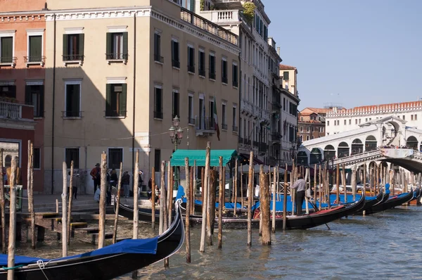 A Grand canal Velence Olaszország Stock Kép