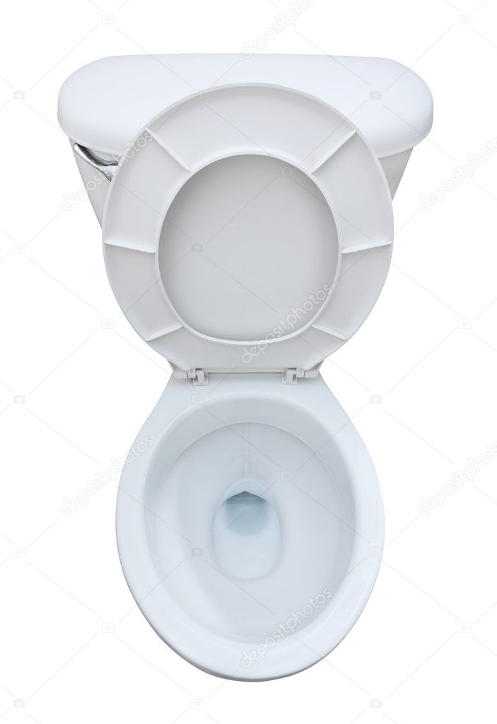 Toilet seat isolated on white