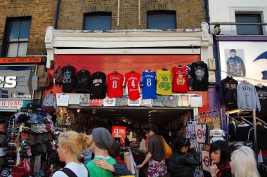 Londra'da camden town markette