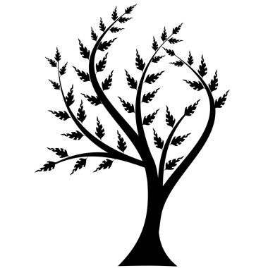 Art Tree Silhouette clipart