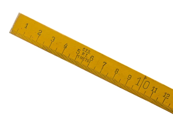 Wood Ruler — Stock Photo, Image