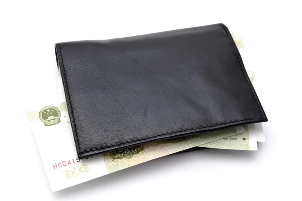 Brieftasche und Währung — Stockfoto
