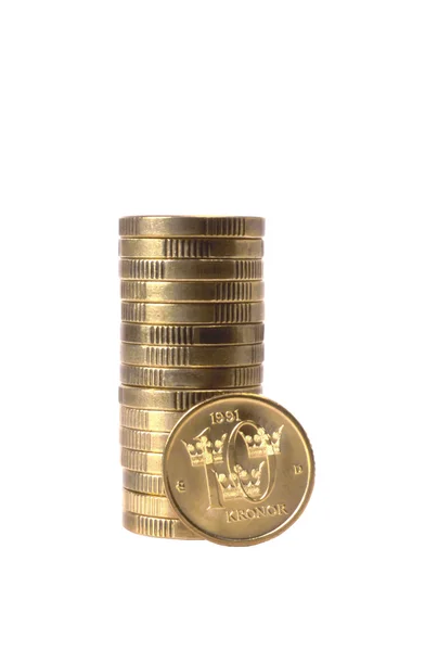 Svenska mynt — Stockfoto