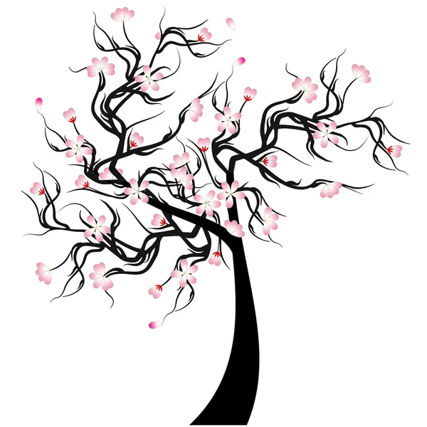 ᐈ Cherry tree silhouette stock illustrations, Royalty Free cherry tree ...