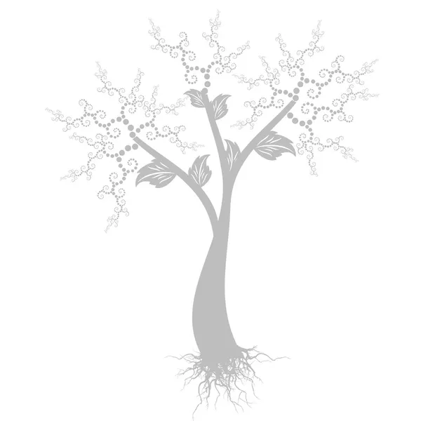 Kunstbaum — Stockvektor