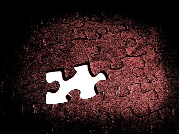 Puzzle juntos — Foto de Stock