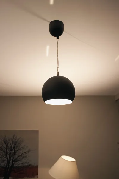 현대적인 스타일의 장식 천장 램프 스톡 사진