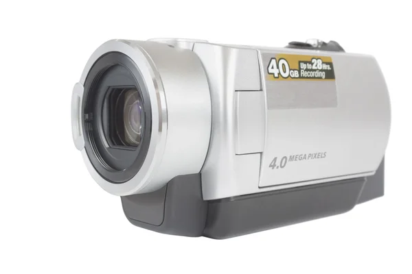 Videocamera digitale isolata Foto Stock