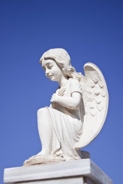 Statue of an angel clipart