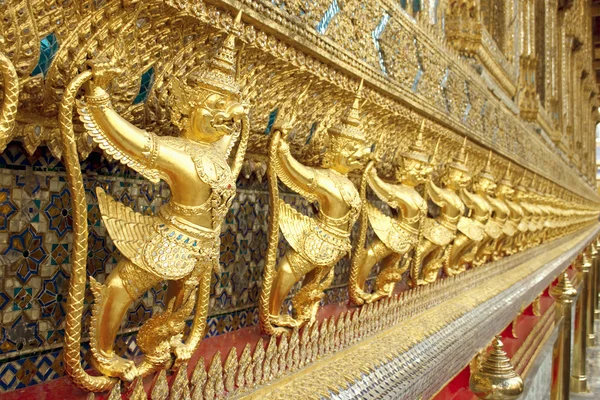 stock image Row of golden Tosakanth statues