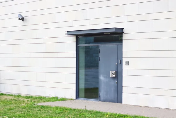 Сталеві двері та камера безпеки Стокове Фото