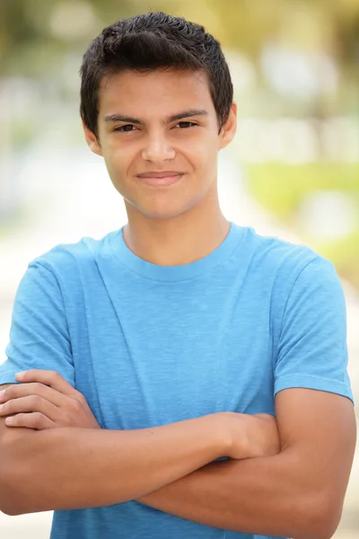 Young male in the park — Stock Photo, Image