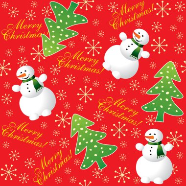 Christmas seamless background clipart