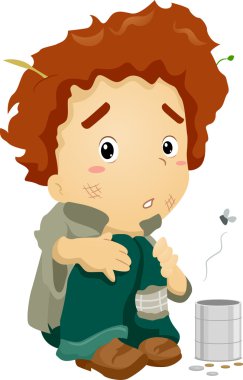 Beggar Kid clipart