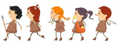 Stone Age Kids clipart