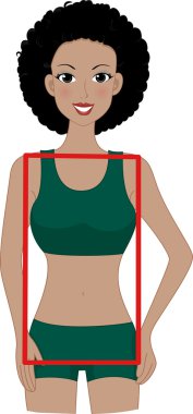 Rectangle Body Shape clipart