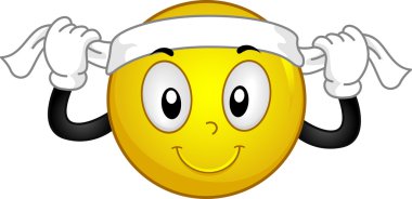 Headband Smiley clipart