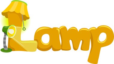 Yellow Lamp clipart