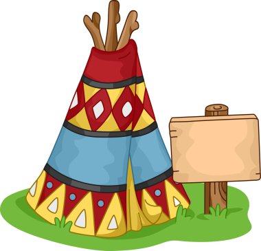 Wigwam clipart