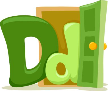 Letter D clipart