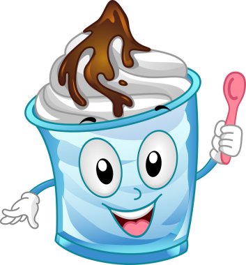 Sundae Mascot clipart