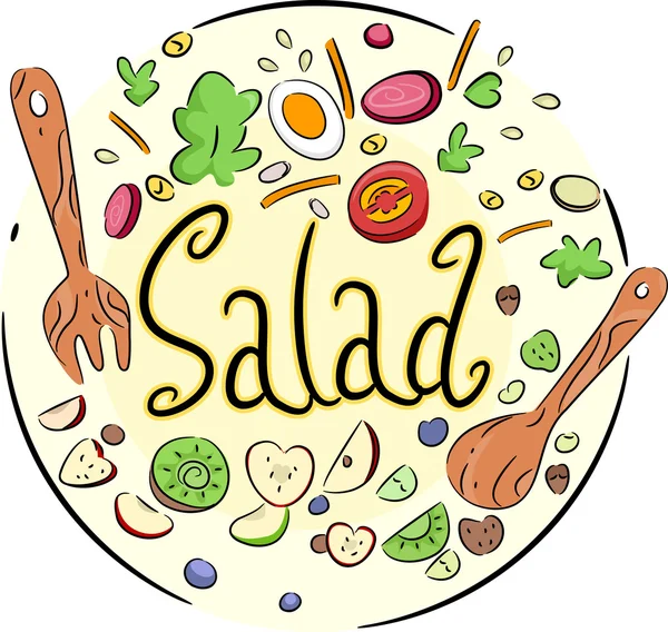 Salad sayuran — Stok Foto