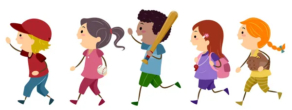 Dzieci baseball — Zdjęcie stockowe