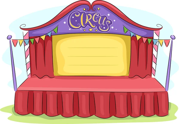 Cirkus scen — Stockfoto