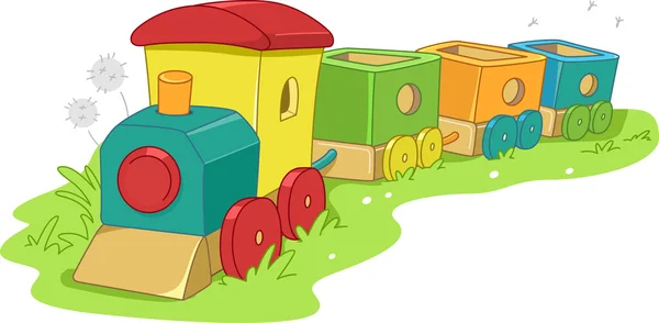 Tren de juguete —  Fotos de Stock