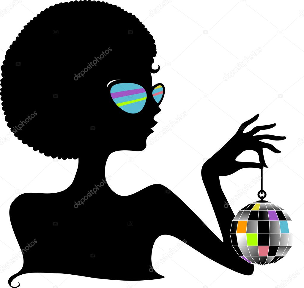 Silhouette Disco Ball