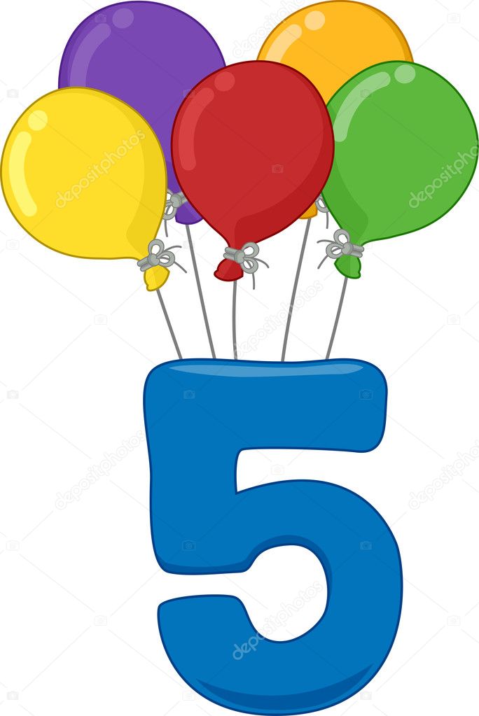Number 5 Stock Photo by ©lenmdp 11129511