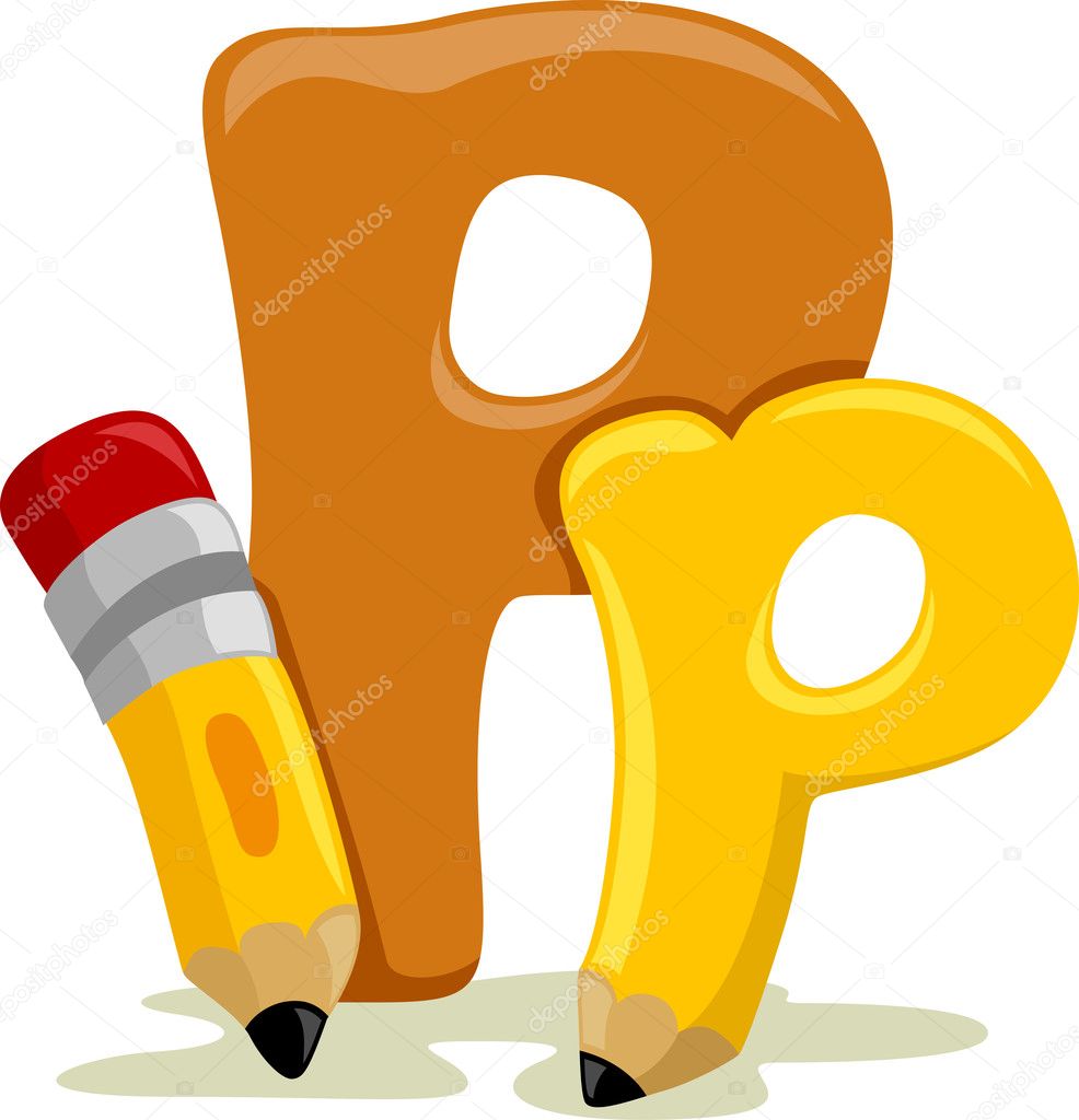 Bokstaven p — stockillustration av ©lenmdp #11129652, image size:986x1024