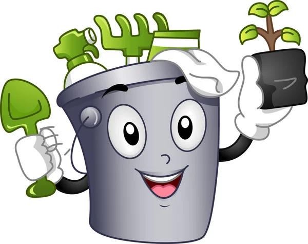 Gardening Mascot — Stock Photo, Image