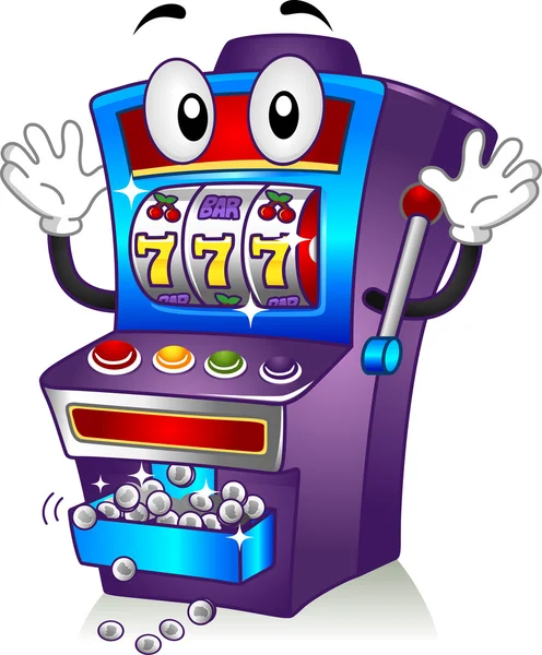 Slot Machine Mascot — Stock Photo, Image