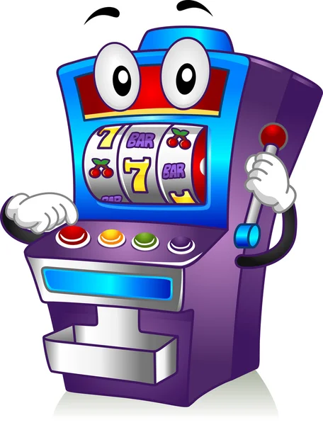 Spielautomat-Maskottchen — Stockfoto